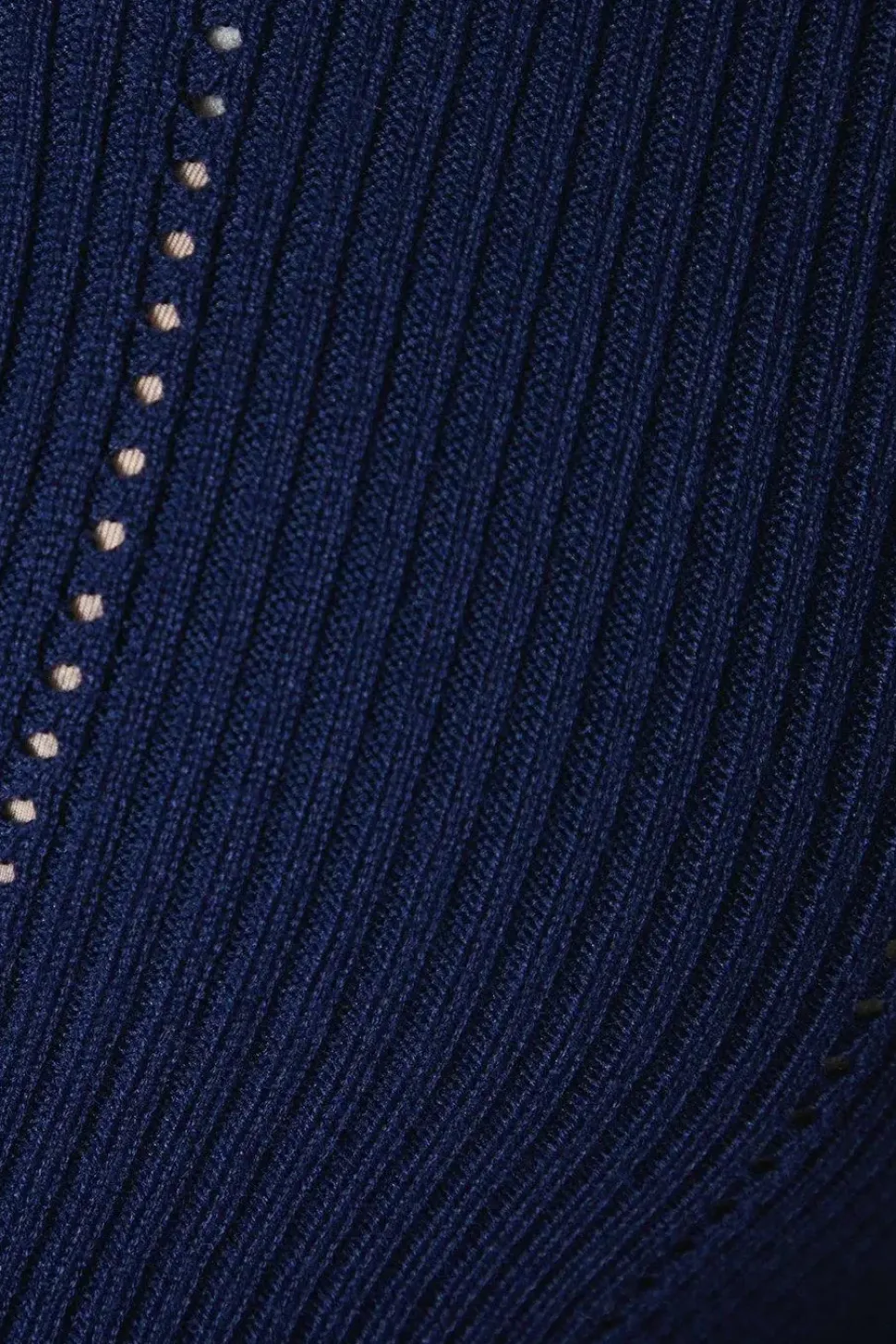 Button Through Knitted Polo Top