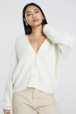 Button Through Soft Knit Cardigan