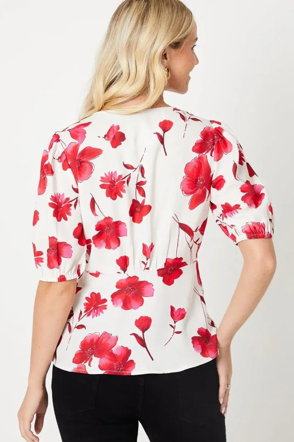 Button Through Tea Blouse