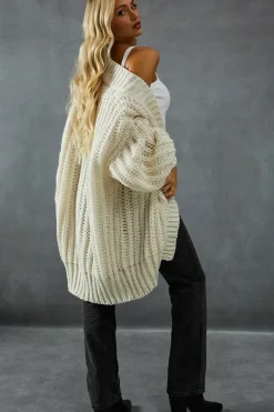 Cable Knit Oversized Cardigan