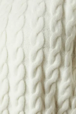 Cable Knitted Collared Cardigan
