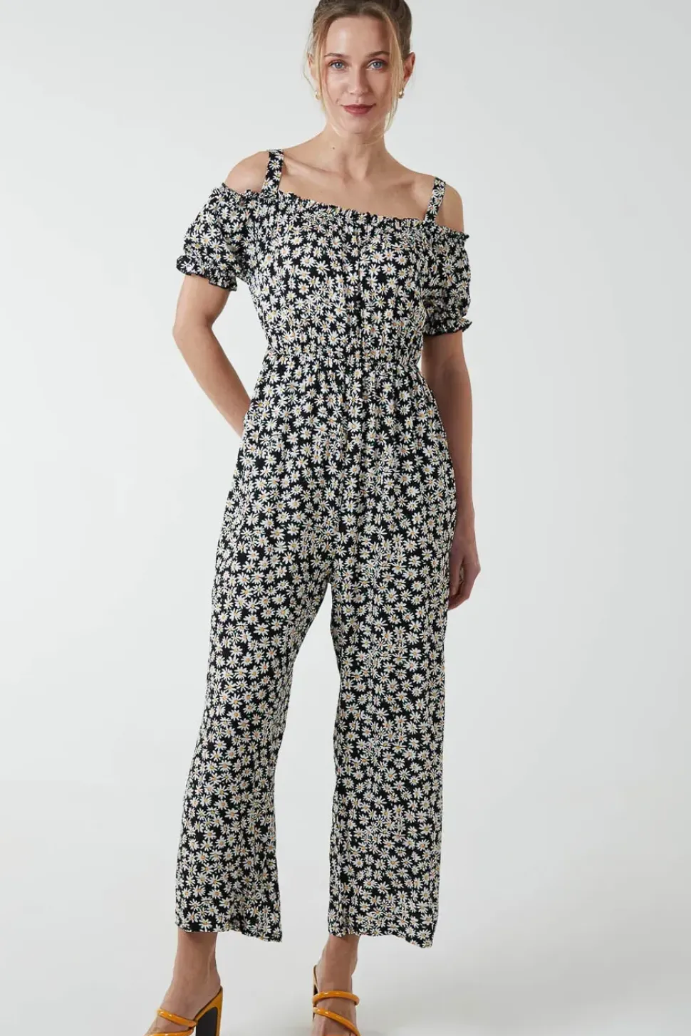 Cami Strap Bardot Daisy Jumpsuit