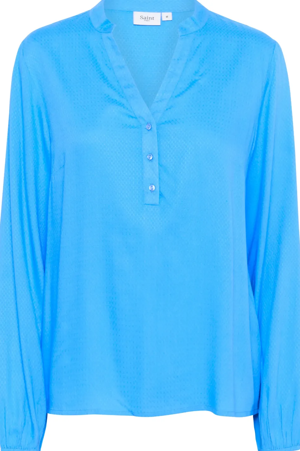 CampanulaSZ V-notch Neck Buttons Blouse-