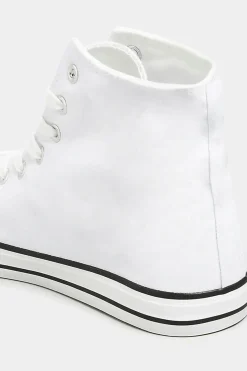 Canvas High Top Trainers