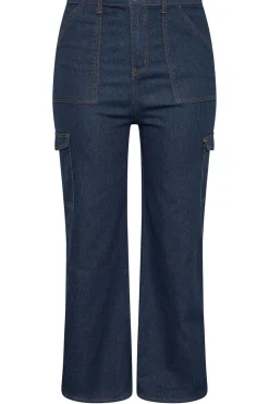 Cargo Pocket Straight Leg Jeans