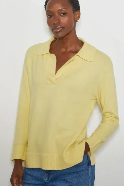 Carla Collar Jumper Yellow