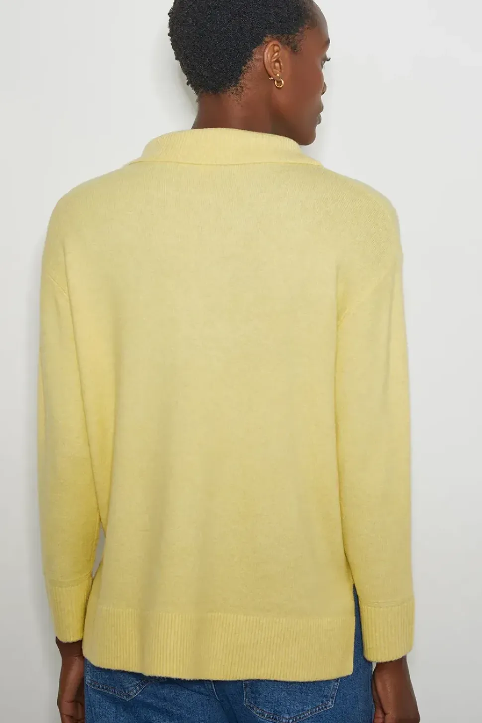 Carla Collar Jumper Yellow