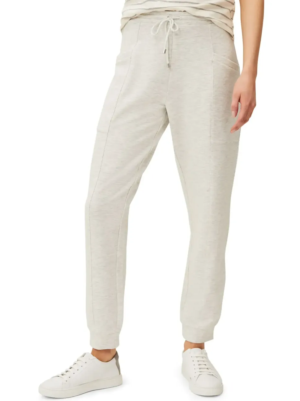 Carter Tapered Jersey Joggers-Plain