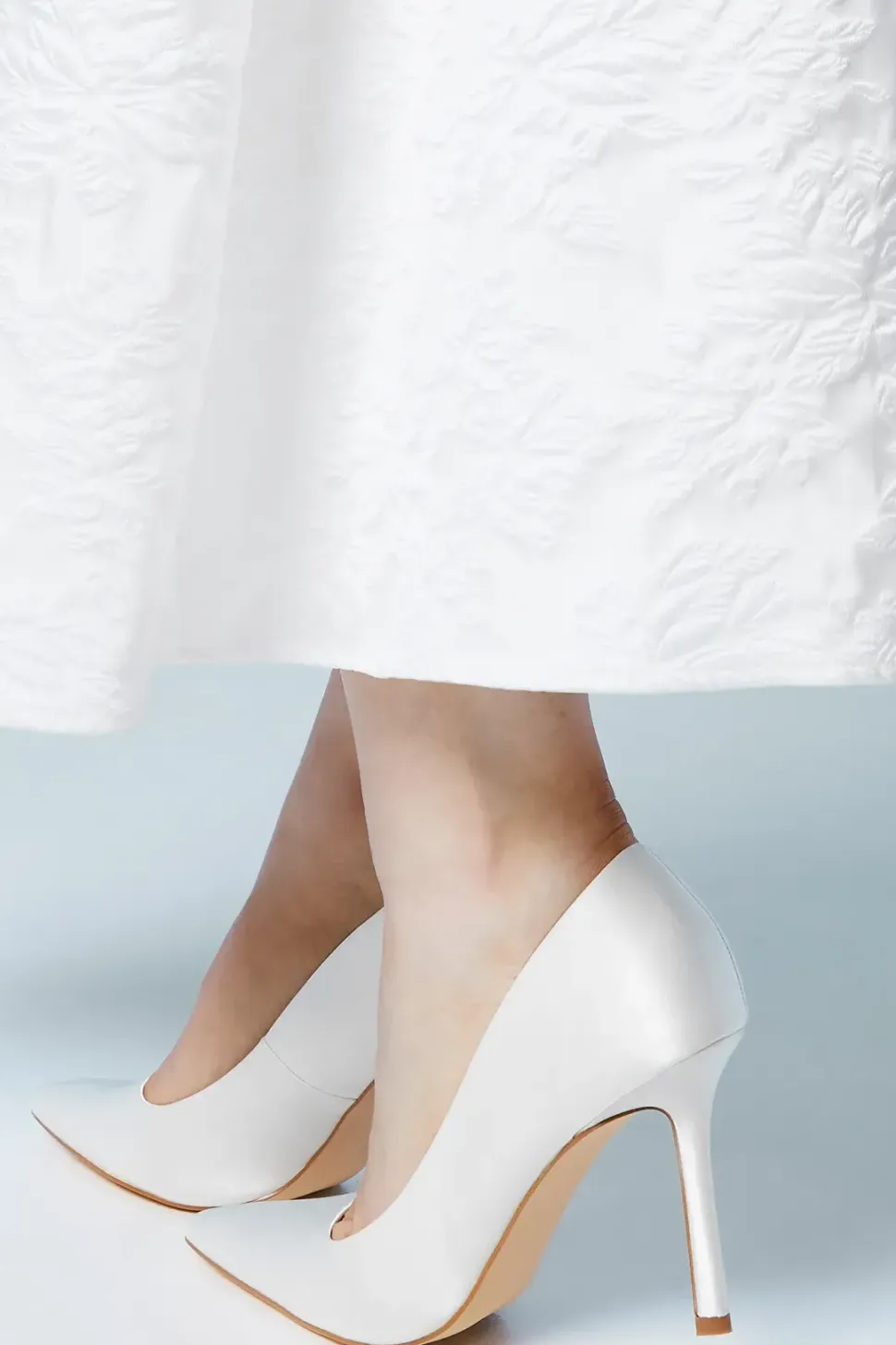 Cassia Bridal Satin High Heel Stiletto Court Shoe