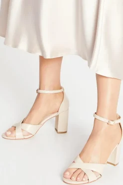 Cassidy Cross Strap High Block Heeled Sandals