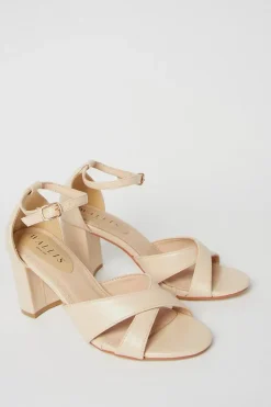 Cassidy Cross Strap High Block Heeled Sandals