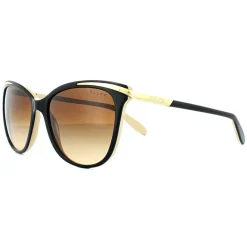 Cat Eye Black Brown Gradient Sunglasses