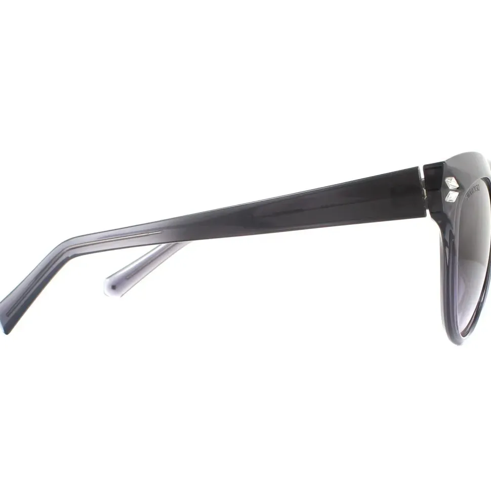 Cat Eye Black Grey Gradient Sunglasses