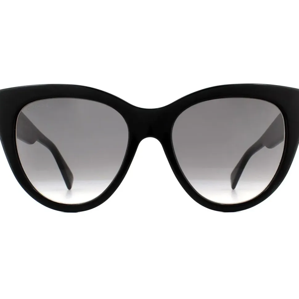 Cat Eye Black Grey Gradient Sunglasses