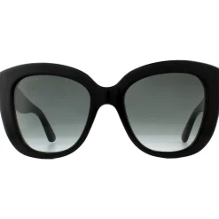 Cat Eye Black Grey Gradient Sunglasses