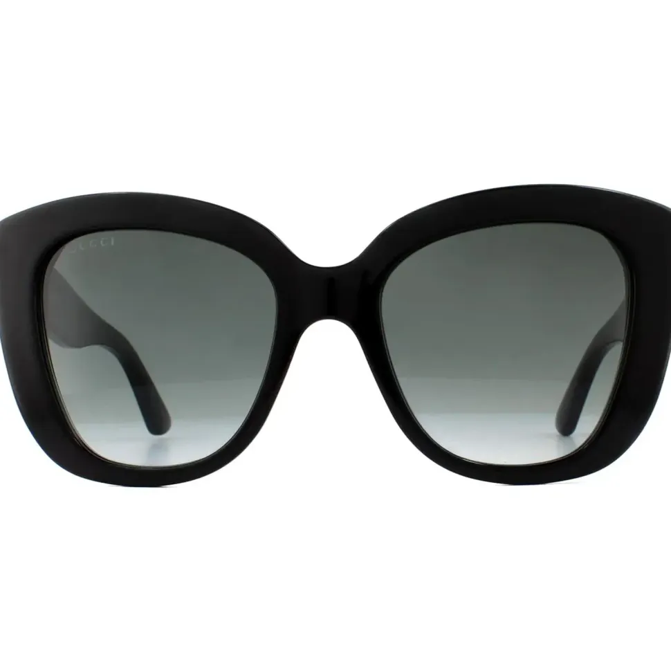 Cat Eye Black Grey Gradient Sunglasses