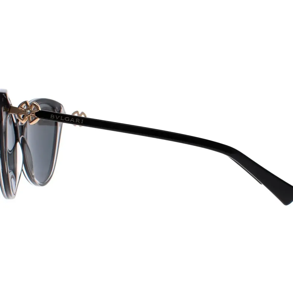 Cat Eye Black Grey Transparent Dark Grey BV8246B