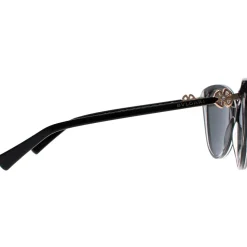 Cat Eye Black Grey Transparent Dark Grey BV8246B