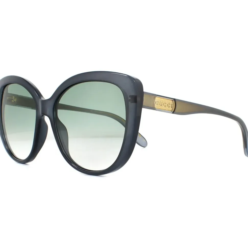 Cat Eye Blue Green Gradient Sunglasses