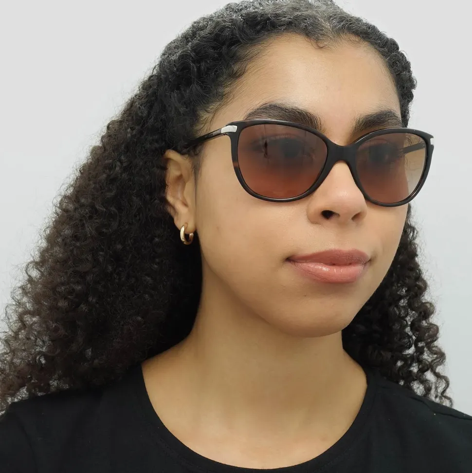 Cat Eye Dark Tortoise Brown Gradient 5160 Sunglasses