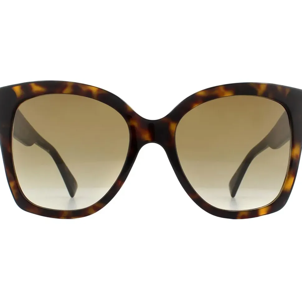 Cat Eye Havana Brown Gradient Sunglasses