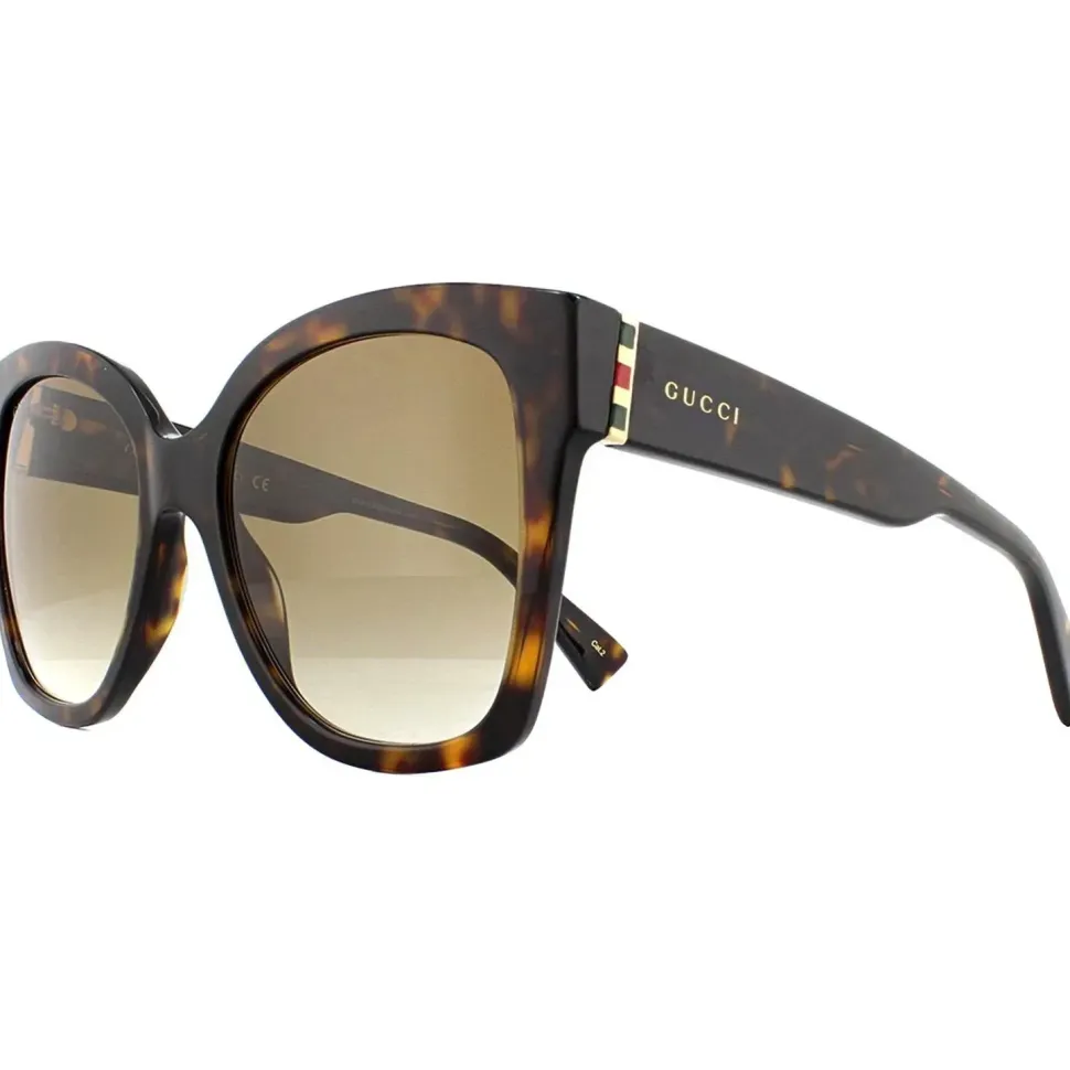 Cat Eye Havana Brown Gradient Sunglasses