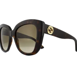 Cat Eye Havana Brown Gradient Sunglasses