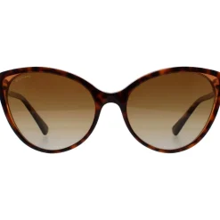 Cat Eye Havana Brown Transparent Brown Gradient Polarized BV8246B