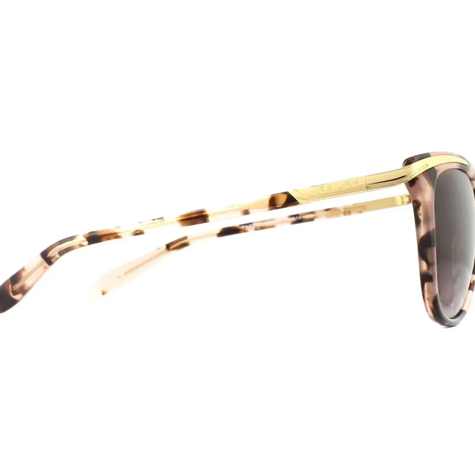 Cat Eye Pink Tortoise Dark Brown Gradient Sunglasses