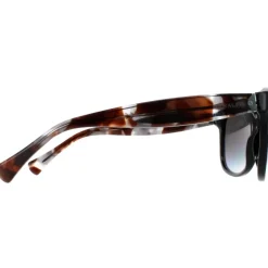 Cat Eye Shiny Black and Havana Grey Gradient Polarized RA5191