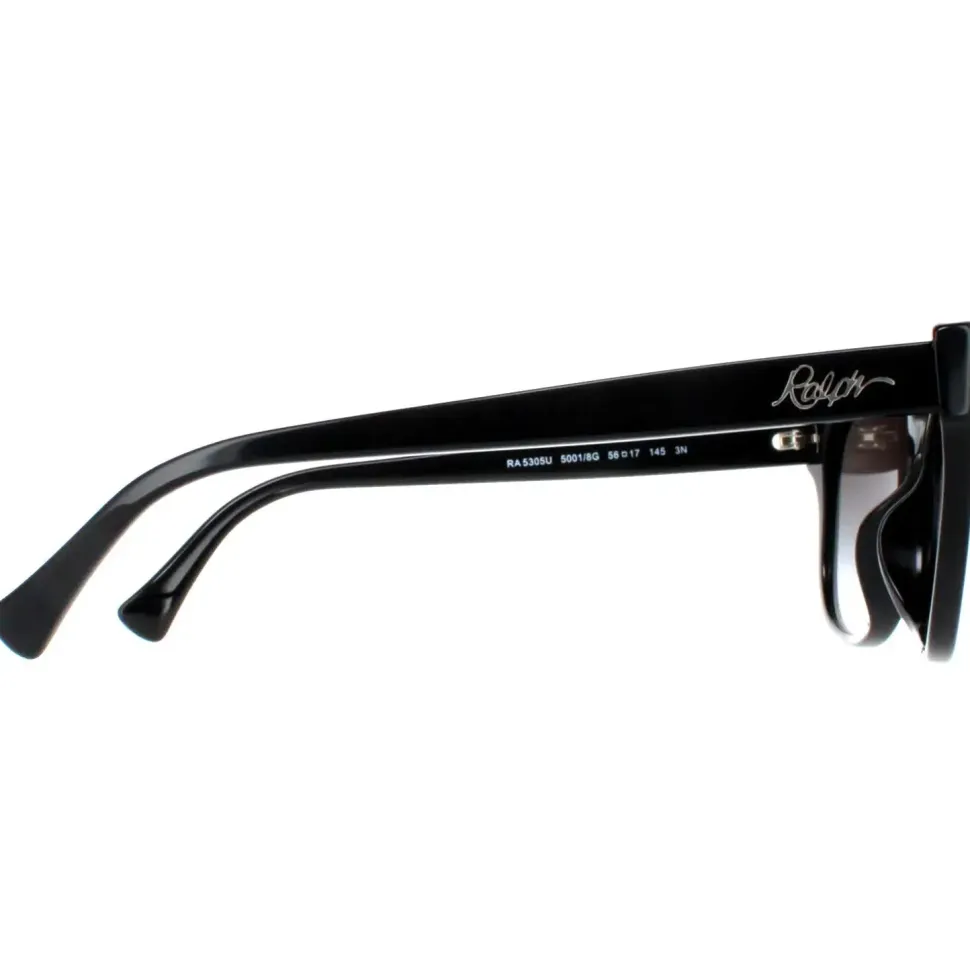 Cat Eye Shiny Black Grey Gradient RA5305U