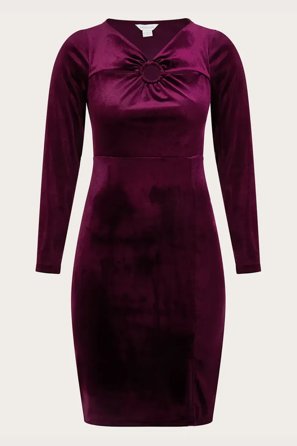 Cece Velvet Shift Dress