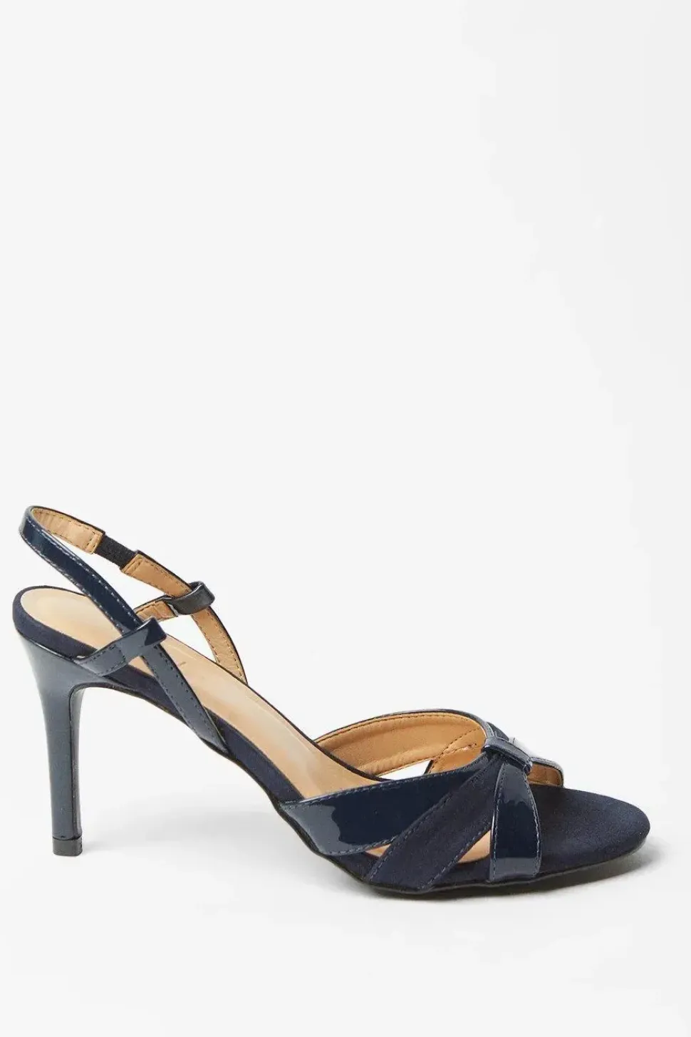 Celeste Cut Out Detail Slingback Heeled Sandals