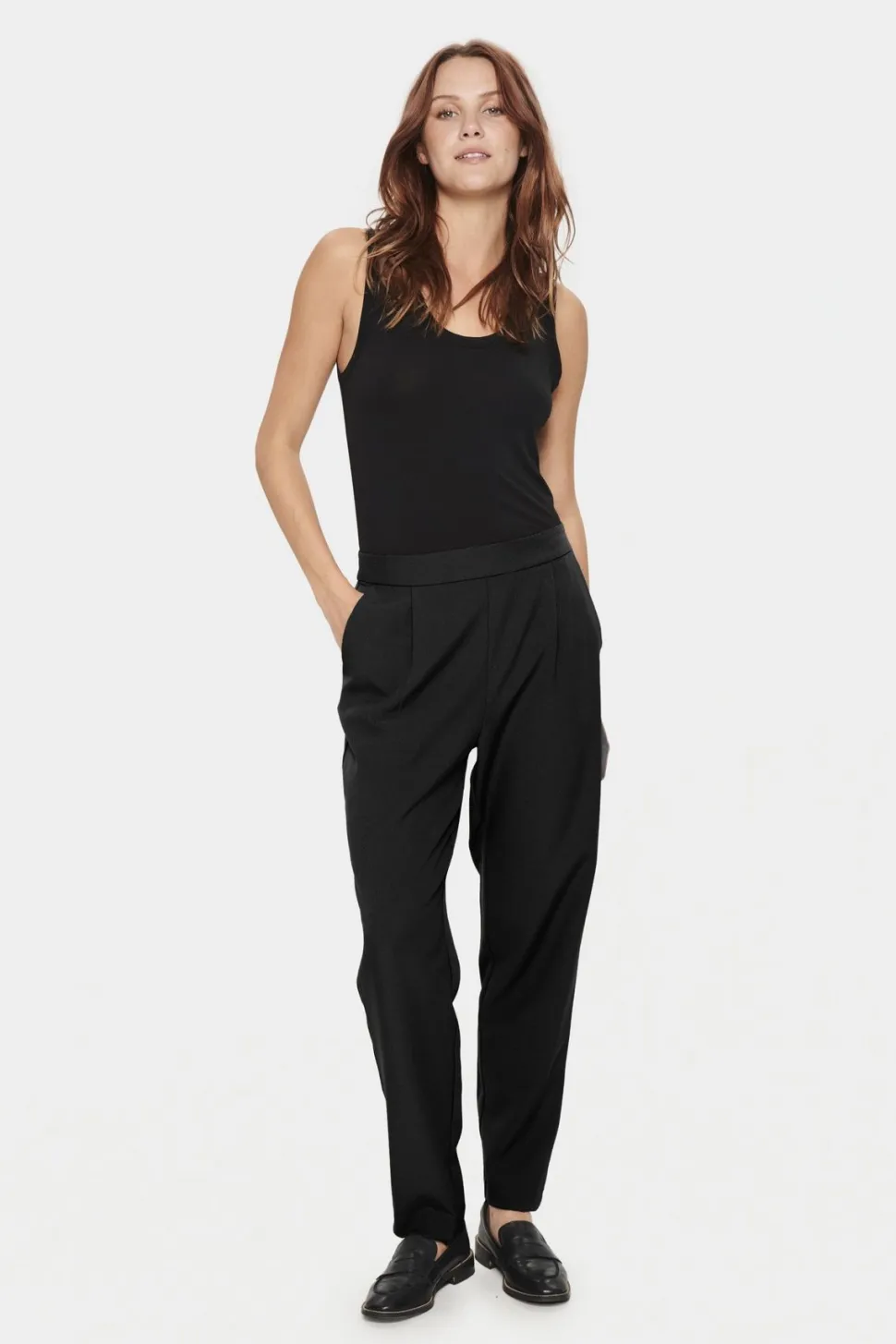 Celest Elastic Waist Trousers-