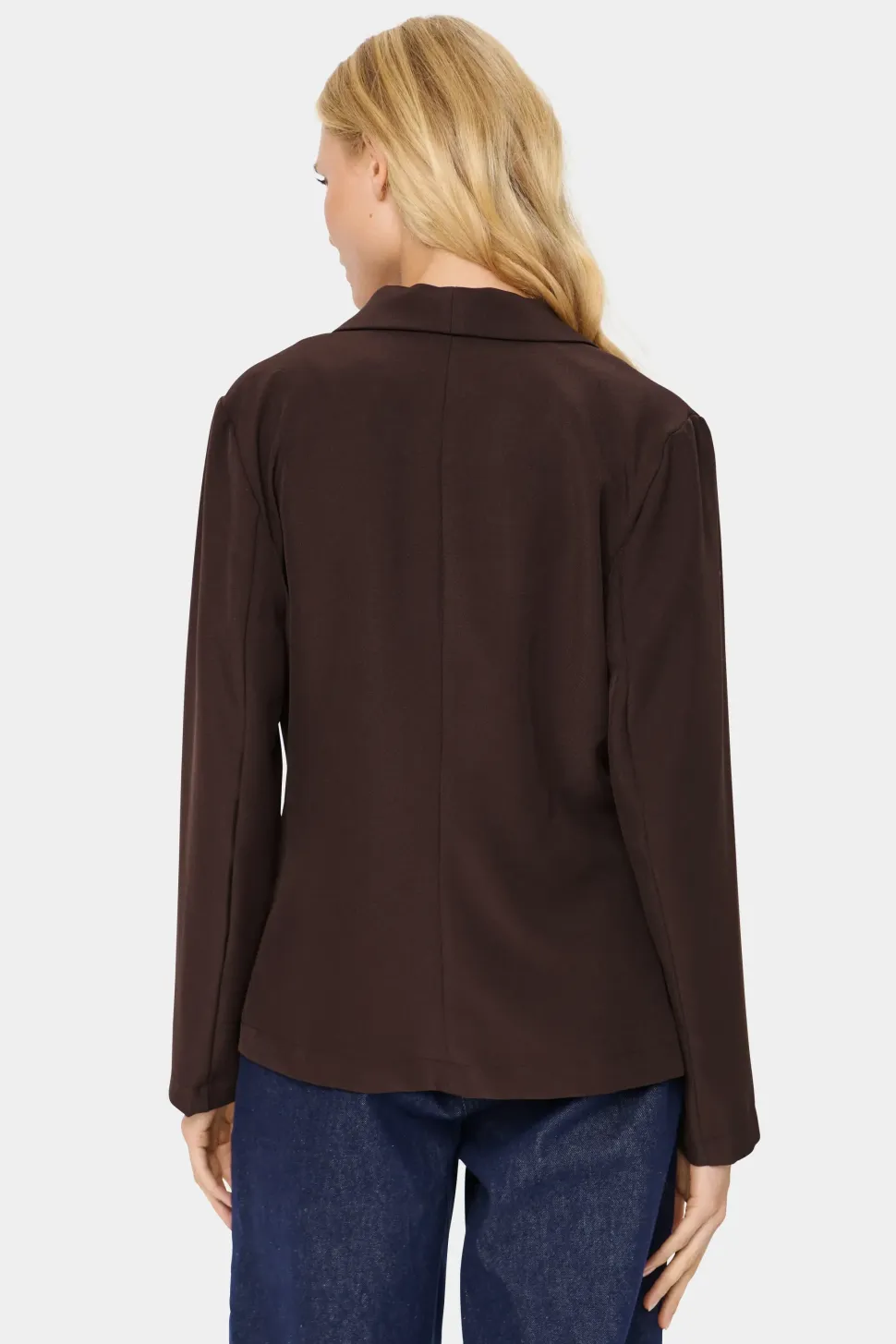 CelestSZ Shawl Collar Button Blazer-