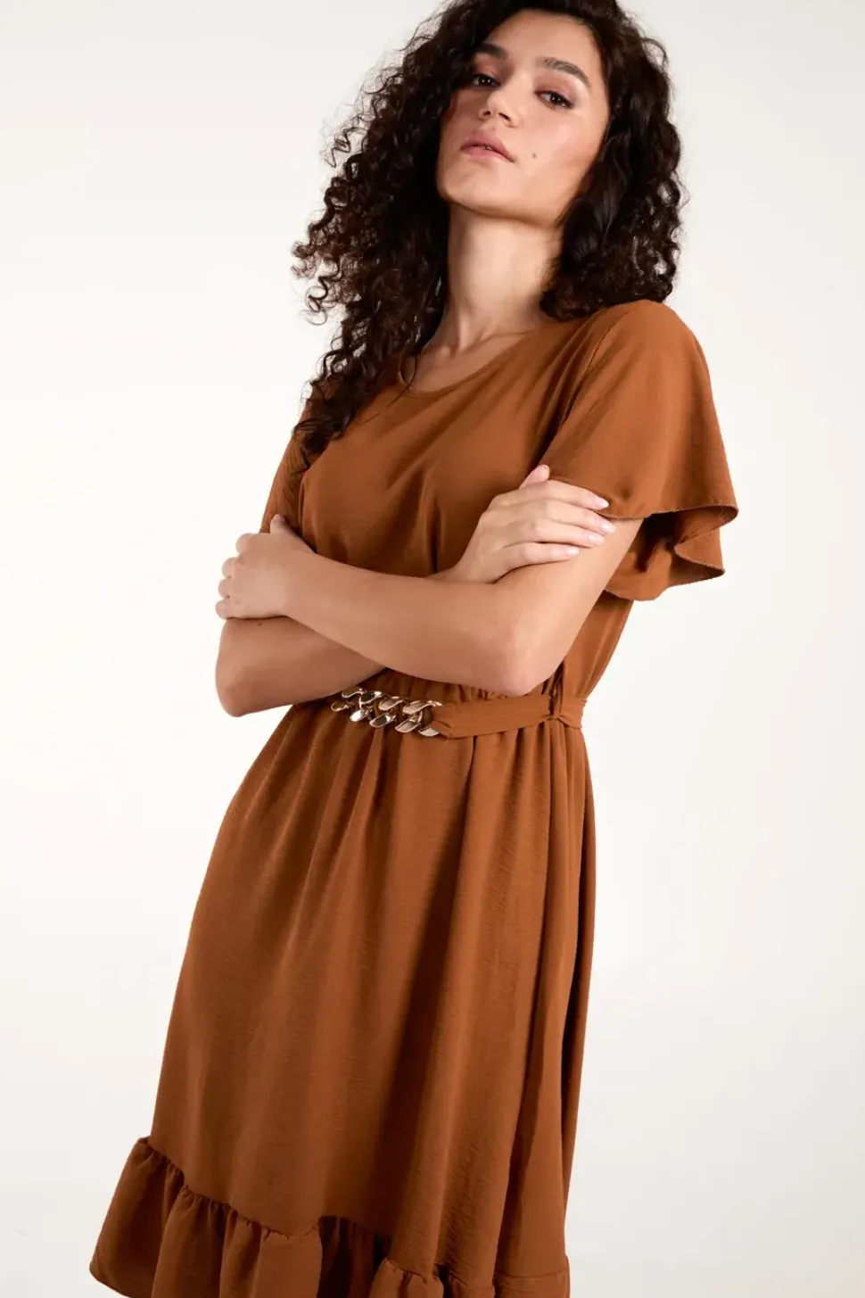 Chain Belt Dress