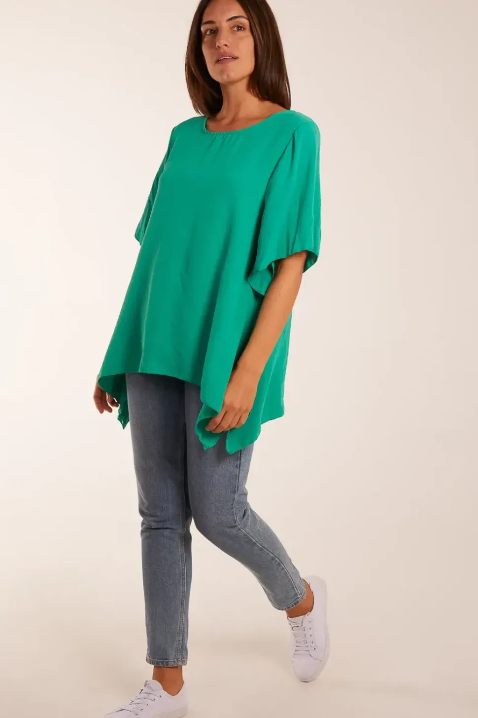 Chain Detail Short Sleeve Blouse