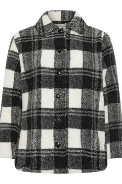 Checked Fleece Jacket