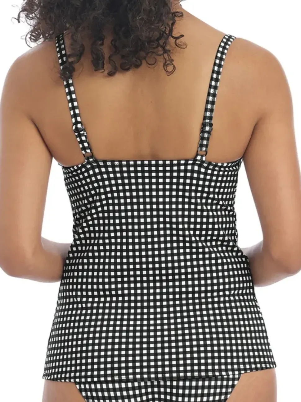 Check In Plunge Tankini Top