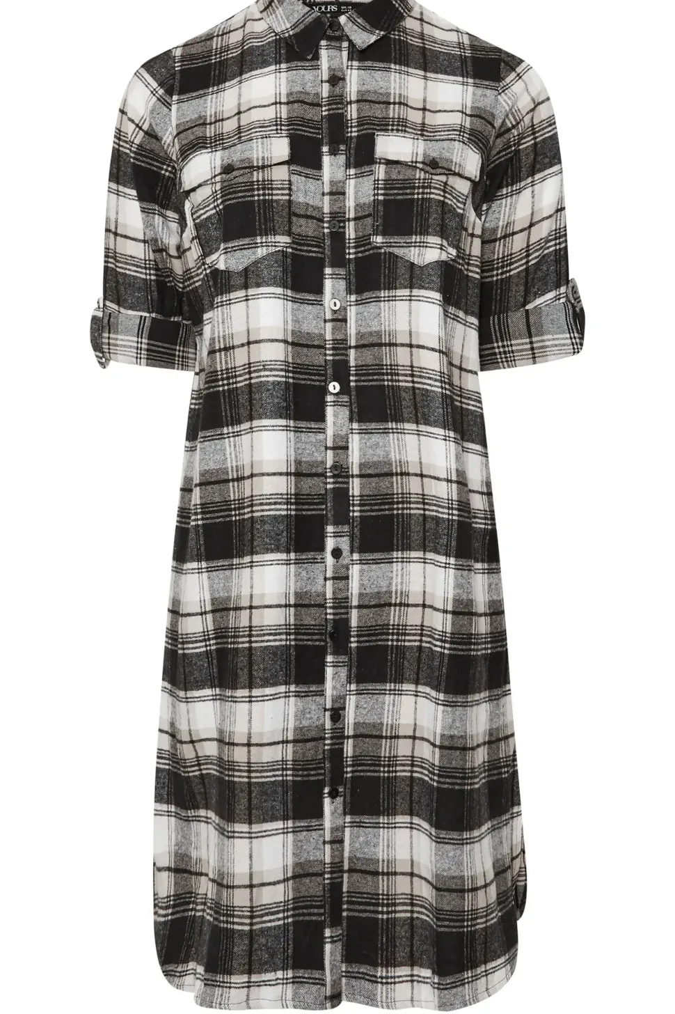 Check Maxi Shirt
