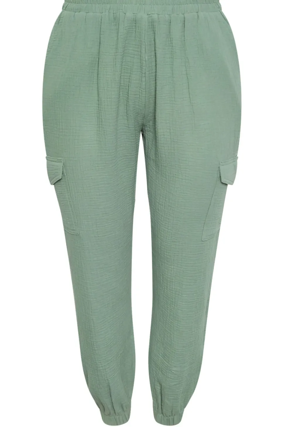 Cheesecloth Cuffed Joggers