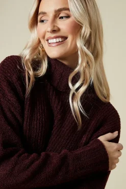 Chenille Soft Roll Neck Jumper