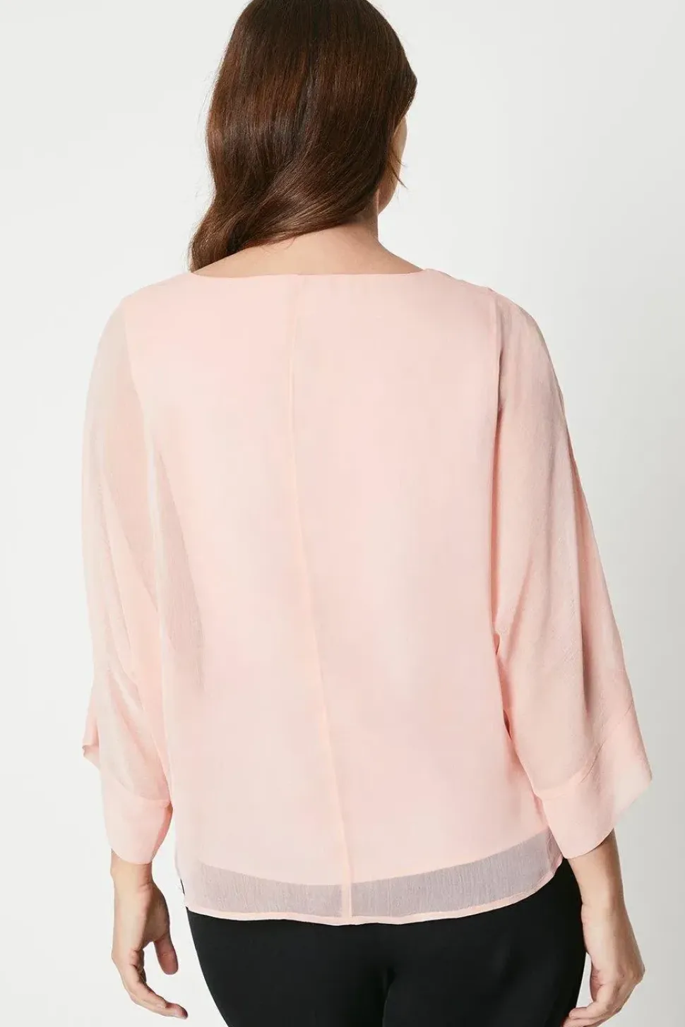 Chiffon Batwing Top