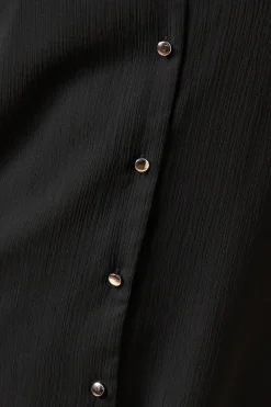 Chiffon Button Front Shirt