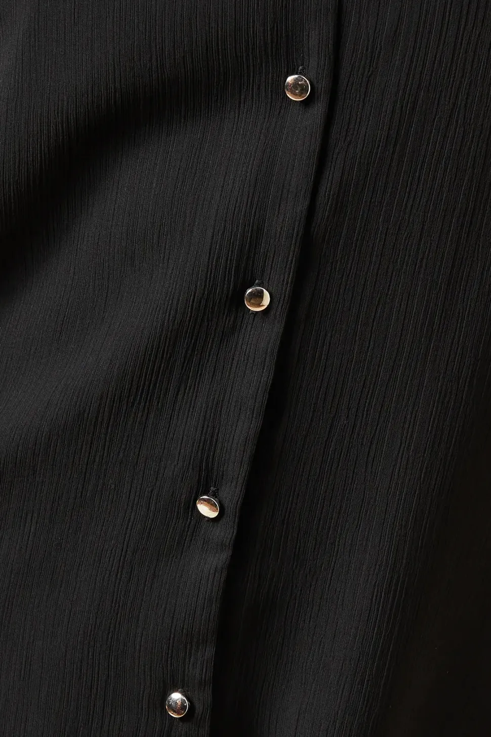 Chiffon Button Front Shirt