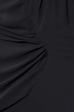 Chiffon Drape Top & Ruched Maxi Skirt Co-ord