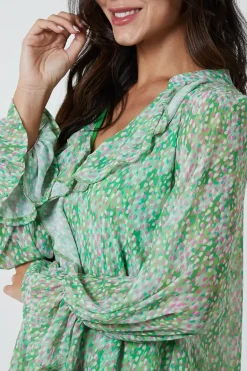 Chiffon Frill Blouse
