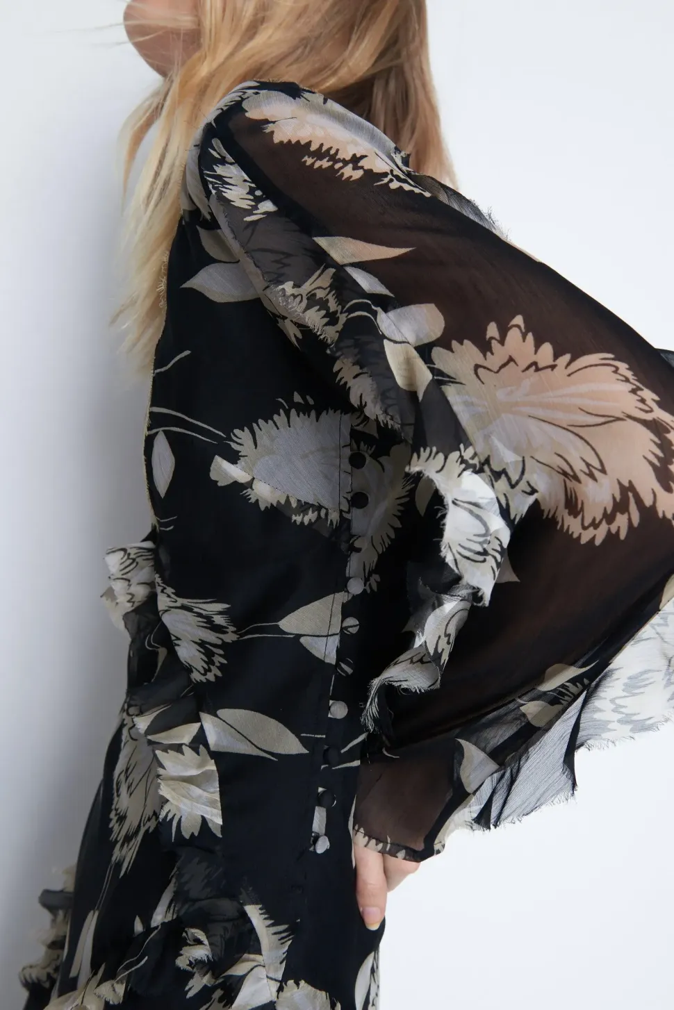 Chiffon Lace Maxi Dress