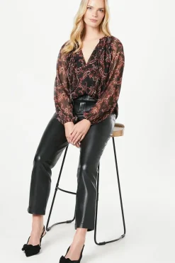 Chiffon Ruffle Blouse