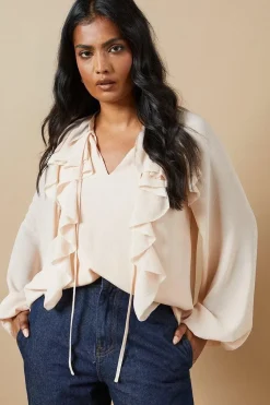 Chiffon Ruffle Blouse